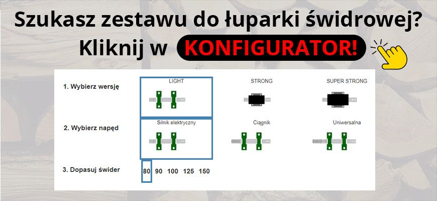 Konfigurator łuparki świdrowej